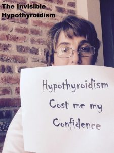 'Hypothyroidism cost me my confidence'