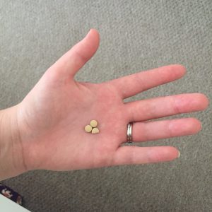 Thyroid Medication in Hand