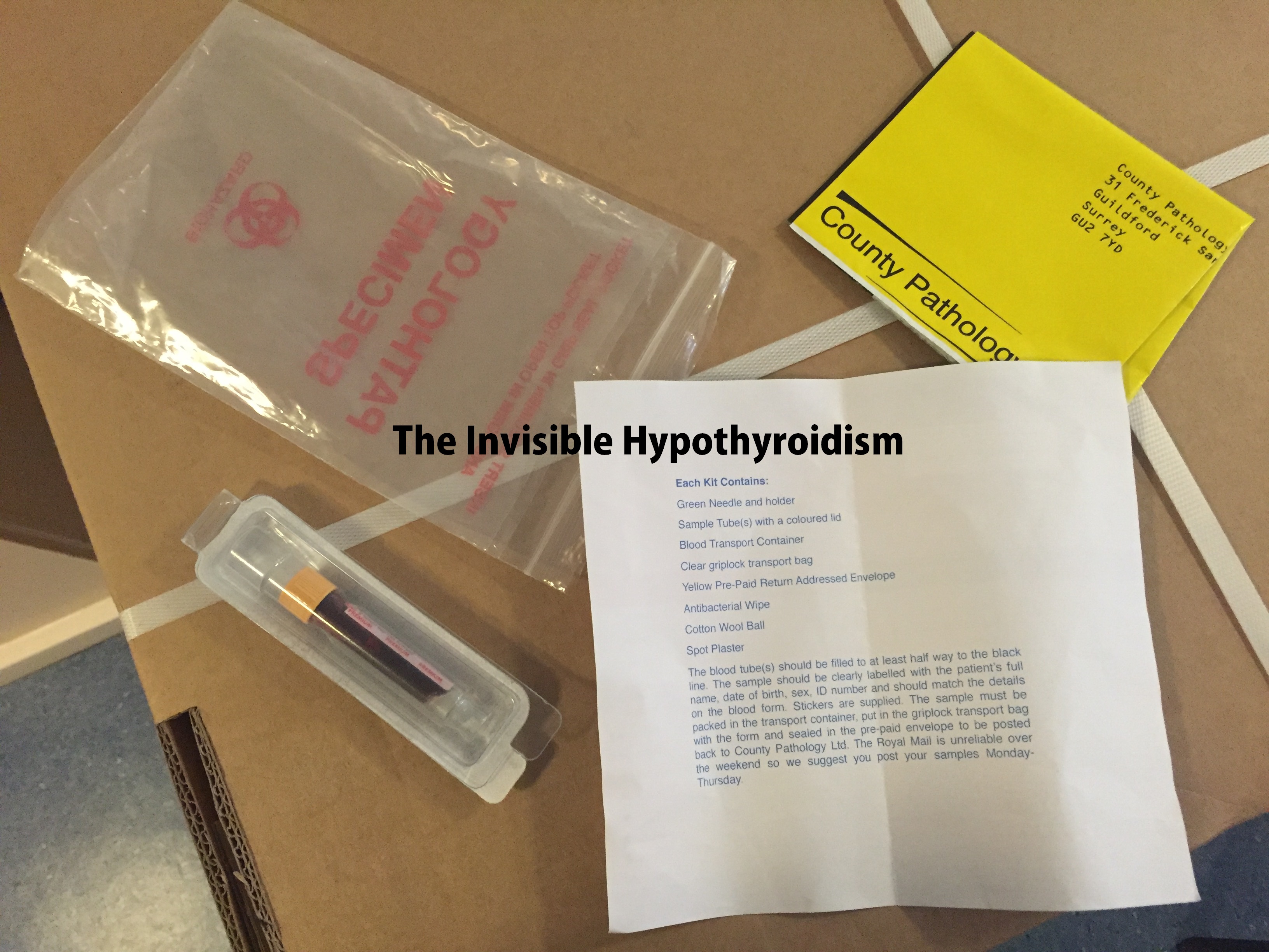 A Thyroid Blood Testing Kit