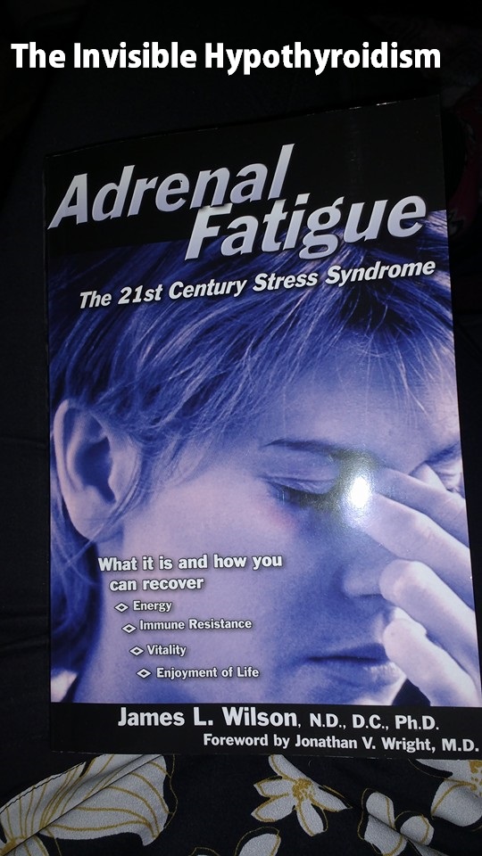 A photo of 'Adrenal Fatigue' book by James L. Wilson