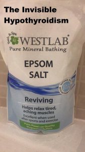 A bag of Epsom Salts