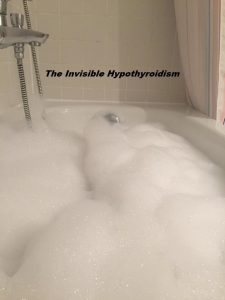 A foamy bubble bath.