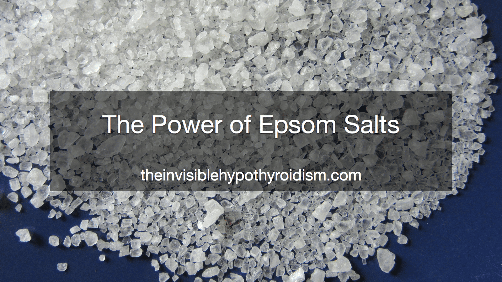 The Power of Epsom Salts