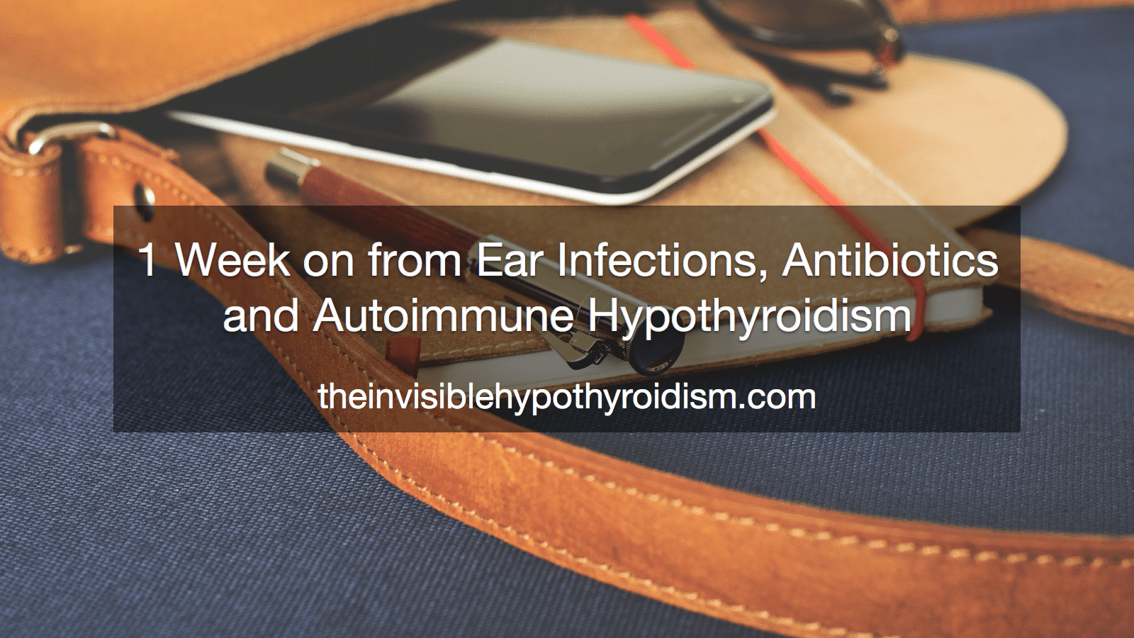 Update: One Week on from 'Ear Infections, Antibiotics and Autoimmune Hypothyroidism'