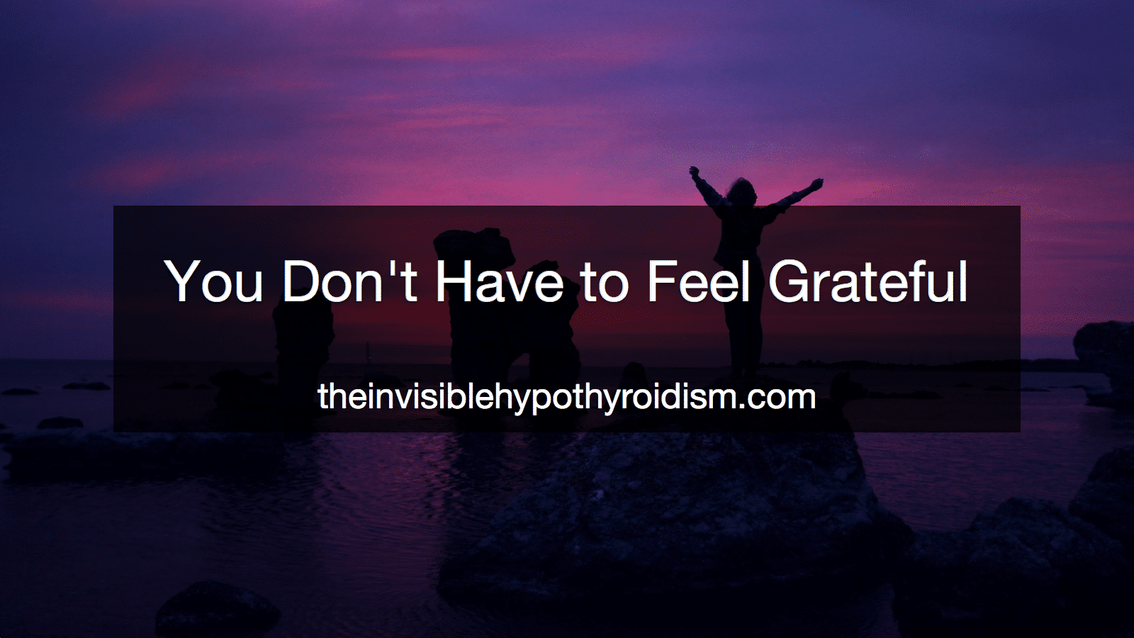 You Don't Have to Feel Grateful