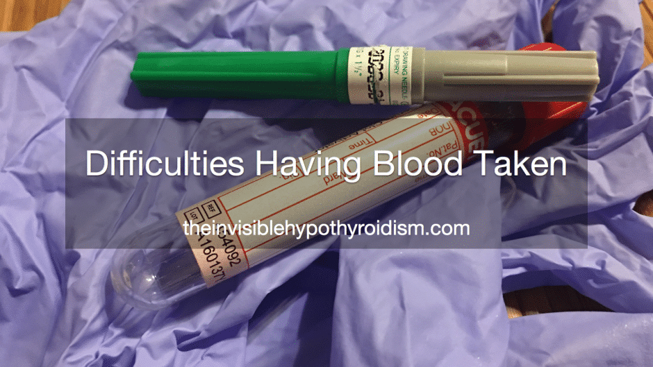 Difficulties Having Blood Taken