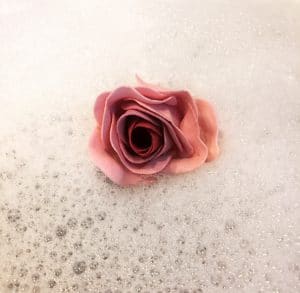 Rose in Bubble Bath