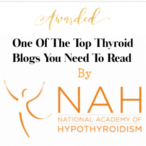 Awarded One Of The Top Thyroid Blogs You Need To Read
