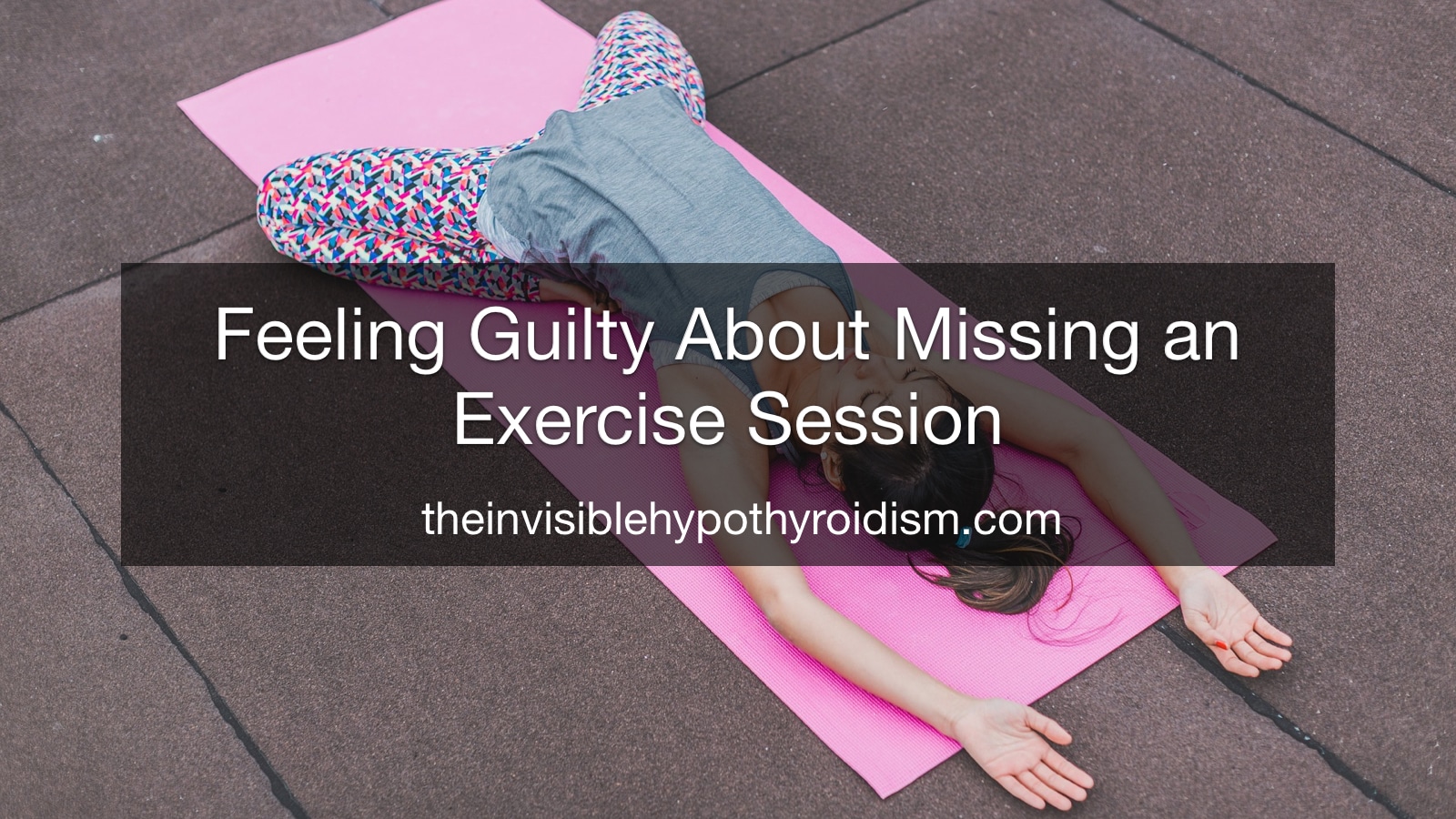 Feeling Guilty About Missing an Exercise Session