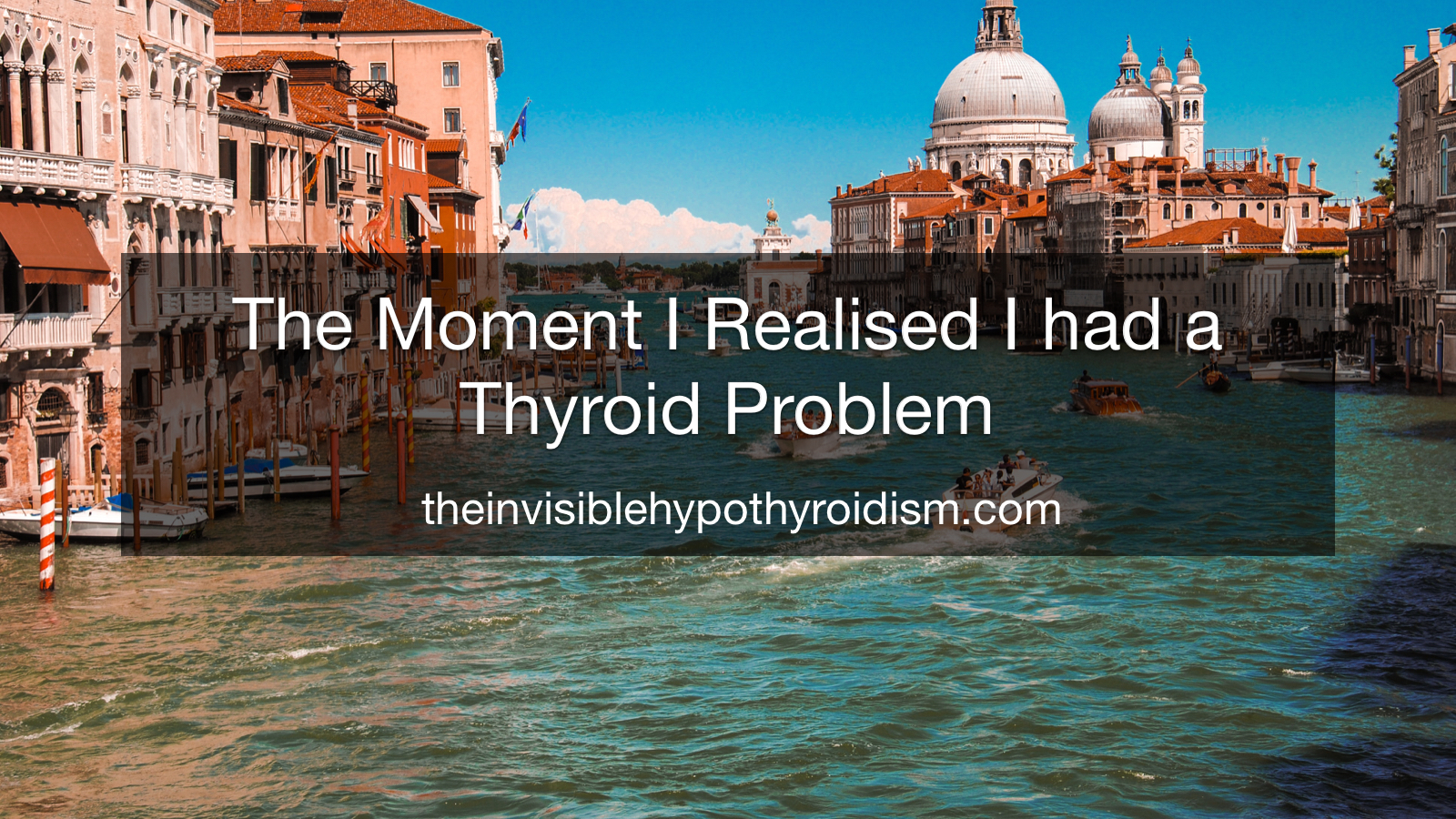 The Moment I Realised I had a Thyroid Problem
