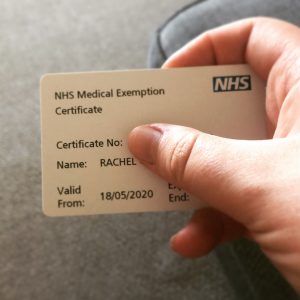 NHS Medical Exemption Certificate