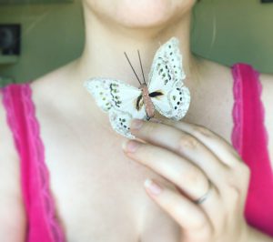 Butterfly on Neck