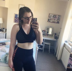 Rachel in Workout Clothes